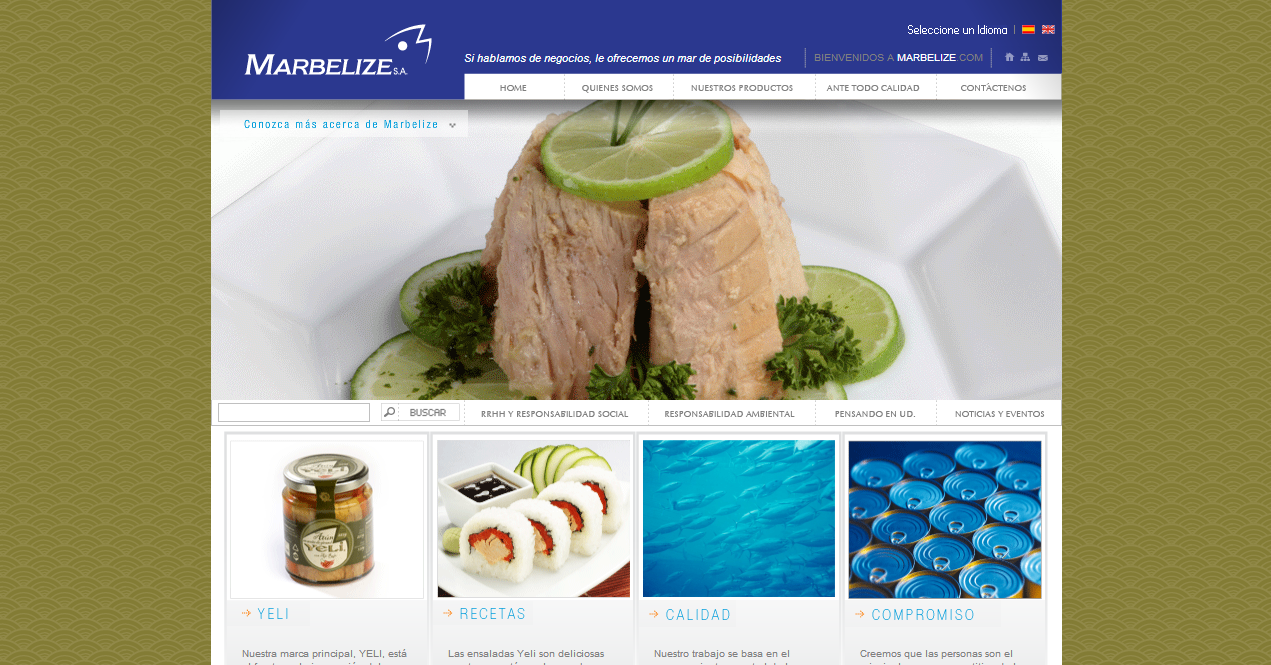 MARBELIZE – Capacitación, Re-Diseño y Desarrollo Web – TAWSA – Diseño ...