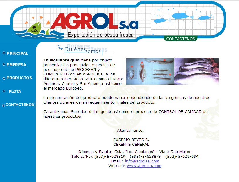 diseño web - agrol