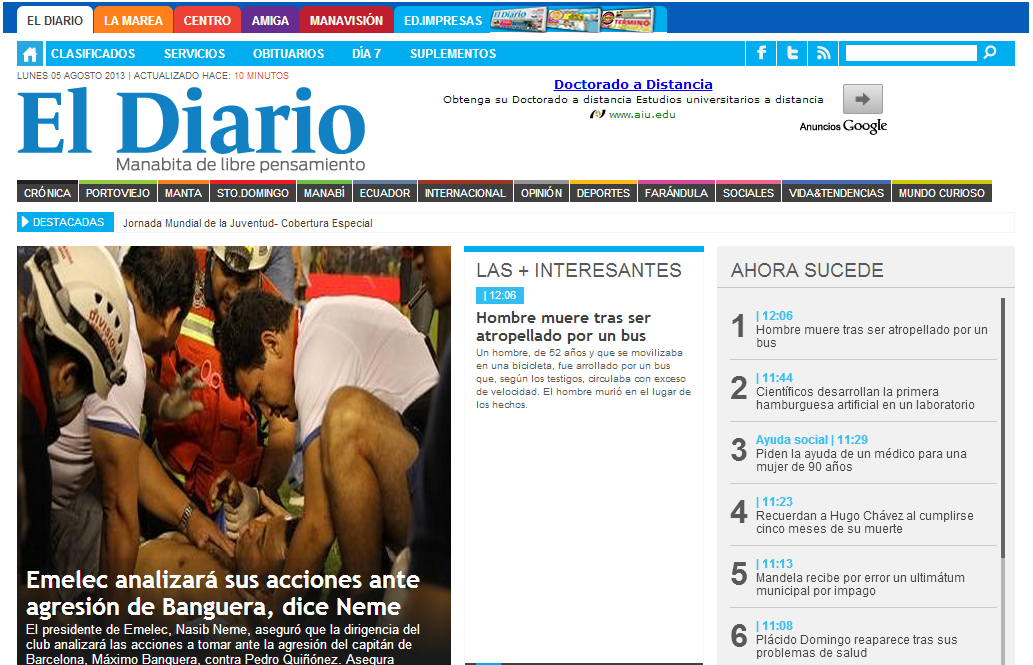 diseño web - el diario