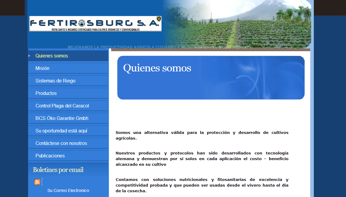 diseño web - fertirosburg