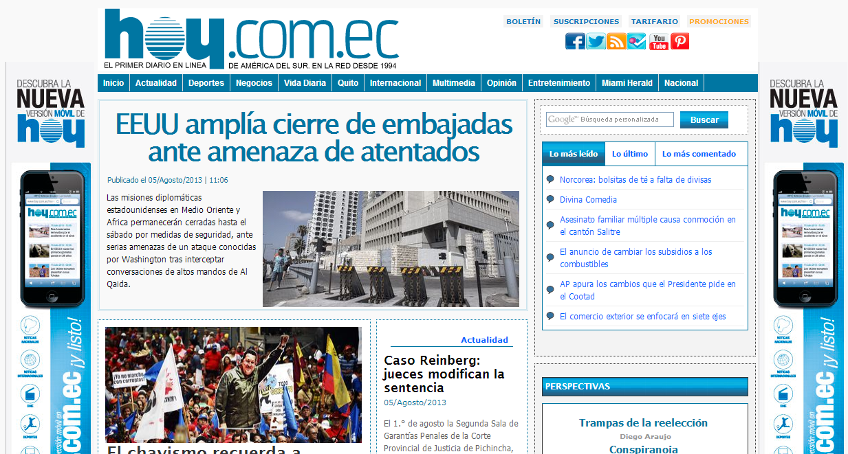 diseño web - hoy